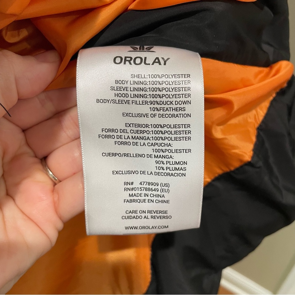 Orolay 092 Universe Classics Women's Thickened Down Jacket black Size XL - Picture 13 of 13